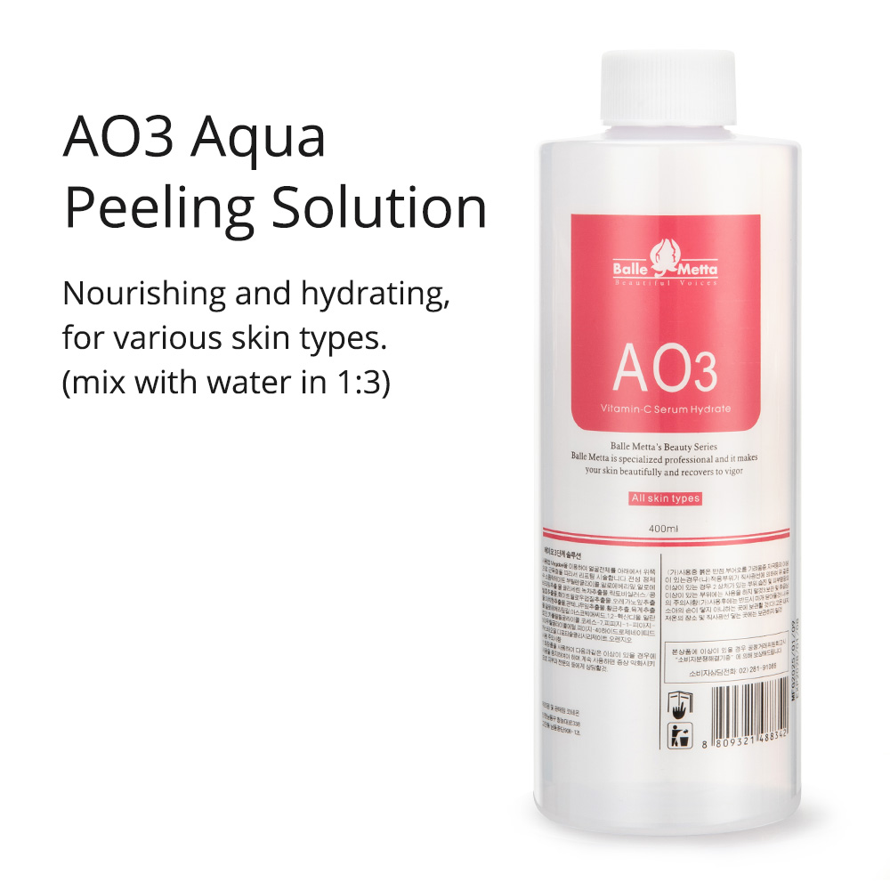 3-in-1 Aqua Peeling Solution Set| AS1, SA2 & AO3 Exfoliating Solution