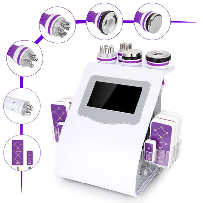 Professional 6 in 1 RF Body & Facial Contouring Machine | Skin Tightening