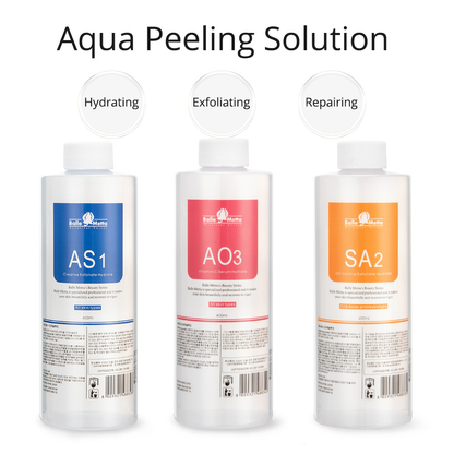 3-in-1 Aqua Peeling Solution Set| AS1, SA2 & AO3 Exfoliating Solution