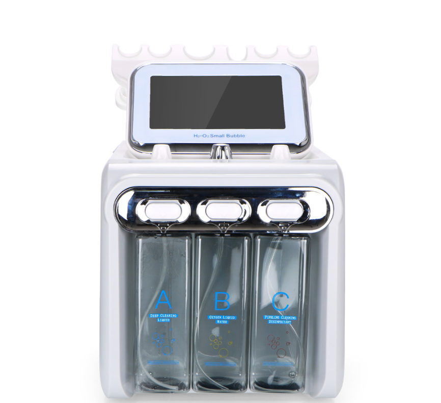 6 in 1 Hydrogen Oxygen Small Bubble Hydro Dermabrasion Machine